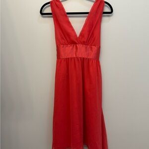 Forever 21 Coral Sleeveless Dress